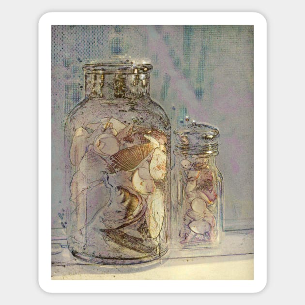 The Shell Jar Sticker by EileenMcVey